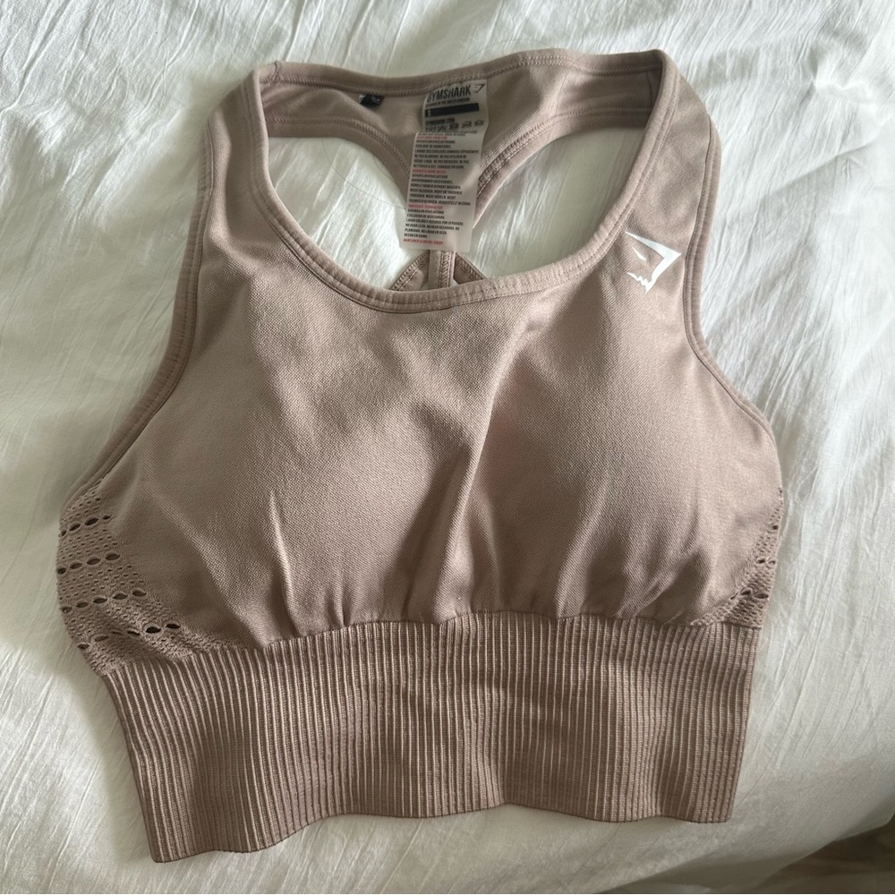 Gymshark sports bra beige/tan/nude